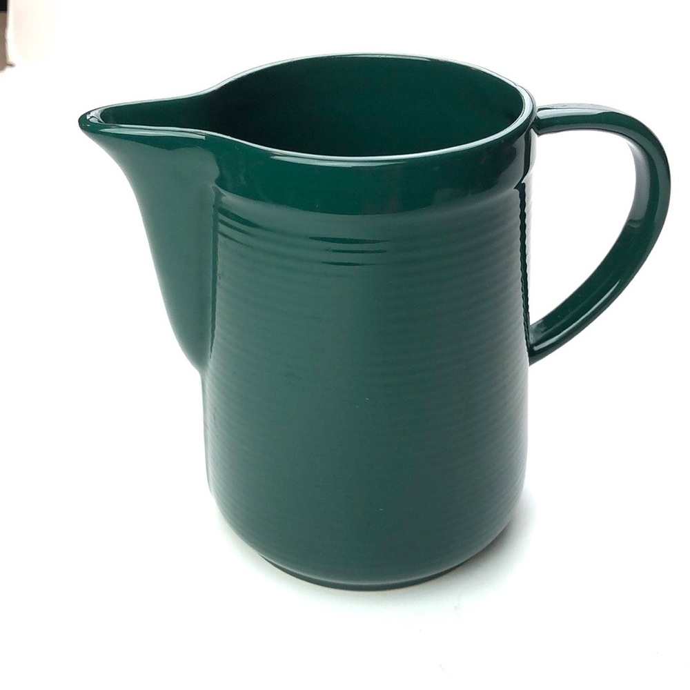 Pier 1 Scheurich Germany Pitcher Carafe 332-10 Solid Hunter Green Servingware